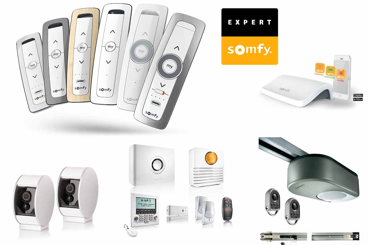 Solutions domotiques et connectées Somfy Antibes Juan-les-Pins